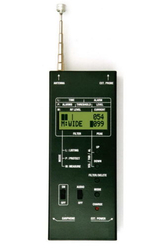 Localizzatore di microspie a larga banda