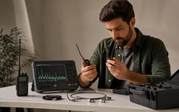 Confronto tra due dispositivi di ascolto radio con ricevitore e strumenti tecnici